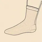 light beige socks image